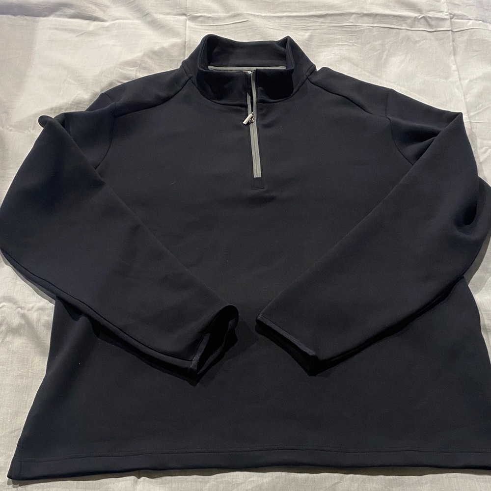 Kirkland‎ Signature Black Zip-Up Sweater-NWOT